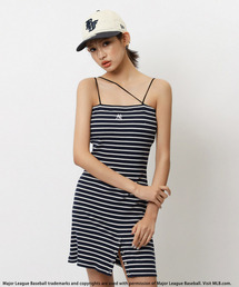 BACK TO THE FIELD | 【MLB】アシメラインリブキャミワンピース(ワンピース)