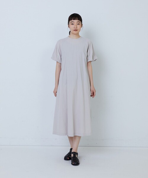 LOISIR(ロワズィール)の「【MTサイズ有り】コットンワッシャーローンバルーンスリーブワンピース(ワンピース・レディース・ベージュ・M/MT)」の2枚目の写真