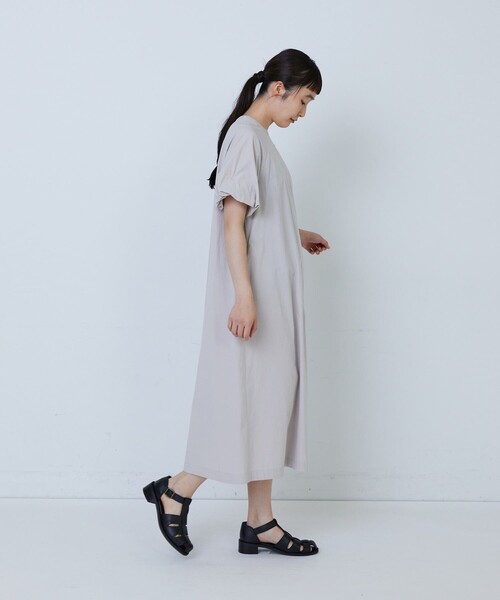 LOISIR(ロワズィール)の「【MTサイズ有り】コットンワッシャーローンバルーンスリーブワンピース(ワンピース・レディース・ベージュ・M/MT)」の5枚目の写真