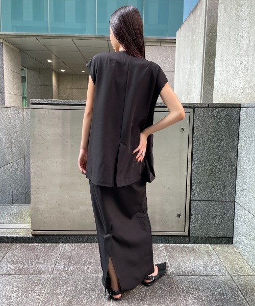 AIC.(エーアイシー)の「コード刺繍ロングスカート/セットアップ可能(スカート・レディース・ライトグレー/ブラック・FREE)」の18枚目の写真