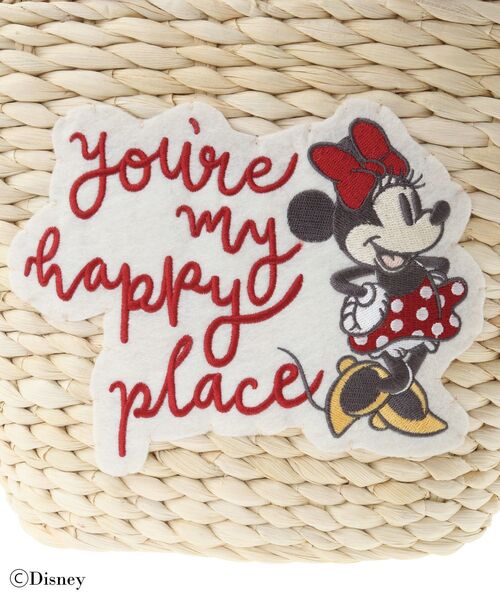 Maison de FLEUR（メゾンドフルール）の「Minnie Mouse/フリルハンドルカゴバッグ（かごバッグ・レディース・レッド・FREE）」の9枚目の写真