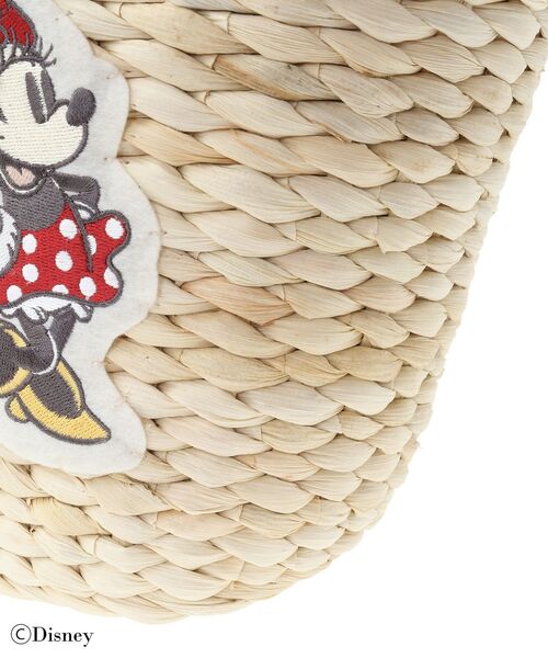 Maison de FLEUR（メゾンドフルール）の「Minnie Mouse/フリルハンドルカゴバッグ（かごバッグ・レディース・レッド・FREE）」の8枚目の写真