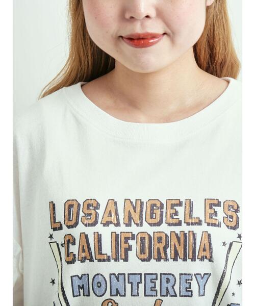 SM2（エスエムツー）の「ピグメント加工ギャザーティアードスリーブTシャツ（Tシャツ/カットソー・レディース・グリーン/チャコールグレー/グレー/オフホワイト・F）」の7枚目の写真