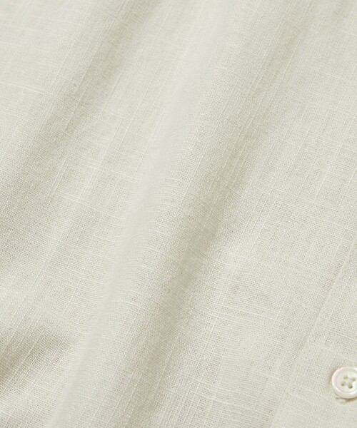 FREAK'S STORE（フリークスストア）の「FREAK’S STORE/フリークスストア LINEN COTTON O/C SH SS/リネン コットン オープンカラーシャツ ショートスリーブ（シャツ/ブラウス・メンズ・ブラック/オフホワイト/チャコールグレー/ベージュ・MEDIUM/LARGE）」の15枚目の写真