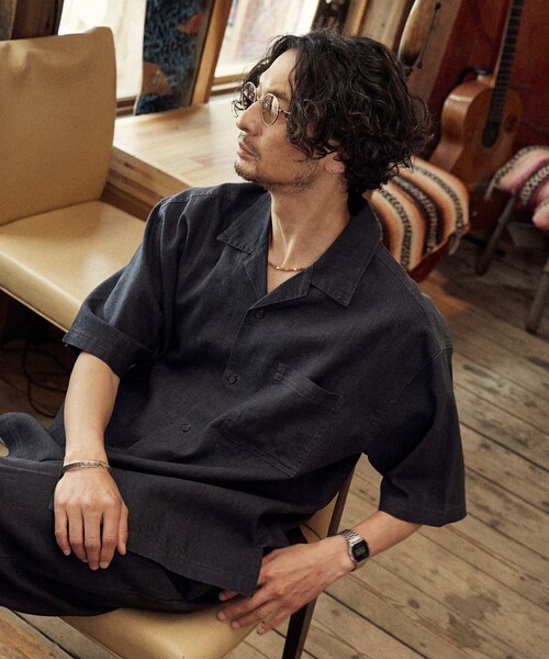 oo38さま専用 セール】FREAK'S STORE/フリークスストア LINEN COTTON O/C SH