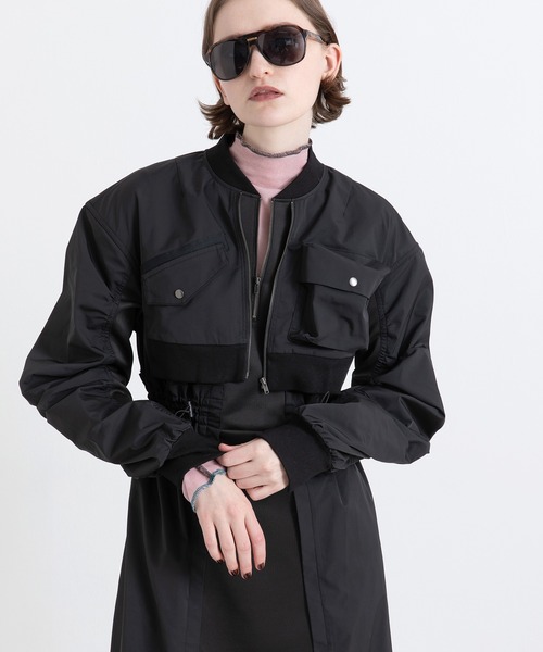 AULA AILA（アウラアイラ）の「ミリタリーバルーンワンピース（ワンピース・レディース・カーキ/ブラック/グレー・0）」の20枚目の写真