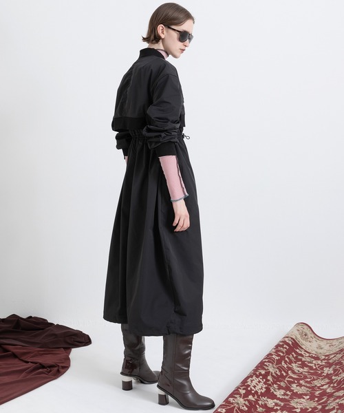 AULA AILA（アウラアイラ）の「ミリタリーバルーンワンピース（ワンピース・レディース・カーキ/ブラック/グレー・0）」の15枚目の写真