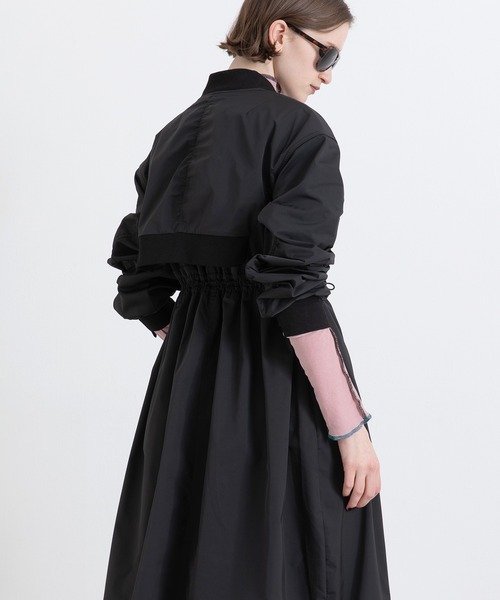 AULA AILA（アウラアイラ）の「ミリタリーバルーンワンピース（ワンピース・レディース・カーキ/ブラック/グレー・0）」の18枚目の写真