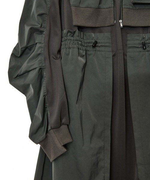 AULA AILA（アウラアイラ）の「ミリタリーバルーンワンピース（ワンピース・レディース・カーキ/ブラック/グレー・0）」の13枚目の写真