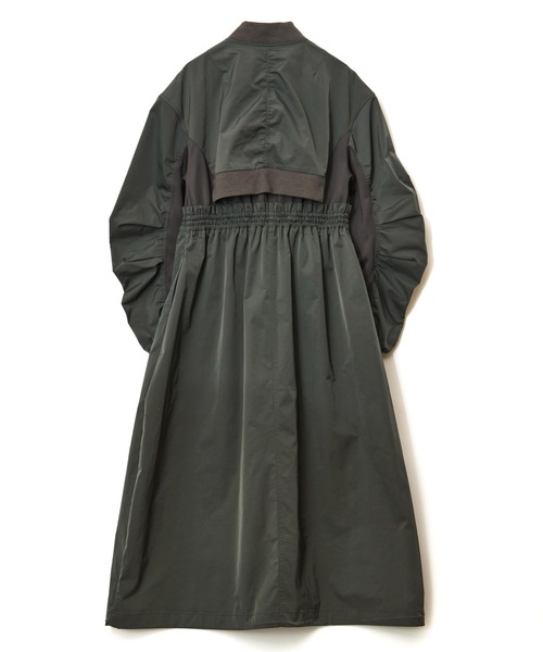 AULA AILA（アウラアイラ）の「ミリタリーバルーンワンピース（ワンピース・レディース・カーキ/ブラック/グレー・0）」の8枚目の写真