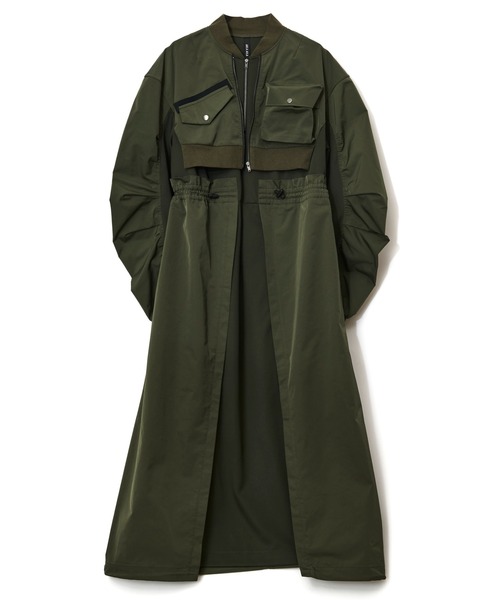 AULA AILA ミリタリースタイル ワンピース AULA AILA（アウラ アイラ） ワンピース 別注ミリタリーライク