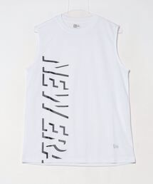 ニューエラ  PA SL TECH TEE VERTICAL LOGO WHI