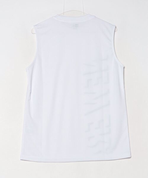 NEW ERA(ニューエラ)の「ニューエラ PA SL TECH TEE VERTICAL LOGO WHI(Tシャツ/カットソー・メンズ・ホワイト・M/L/LL)」の2枚目の写真