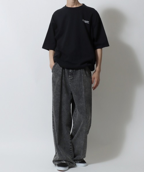 セール】Side Pocket T-shirt/サイドポケット ドローコード