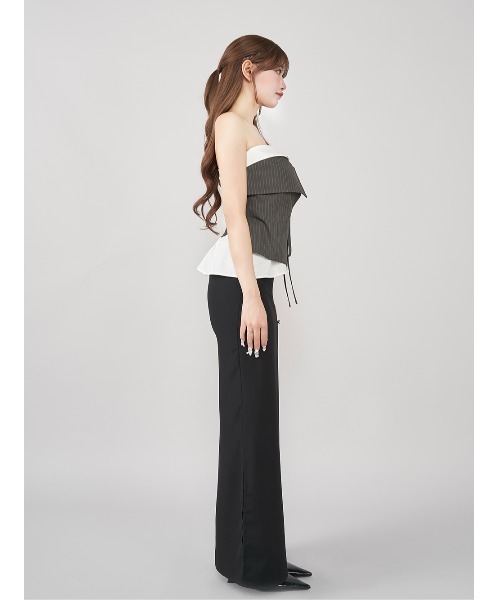 darich ラップデザインシャツベアトップ ラップデザインシャツベアトップ – Darich (ダーリッチ)