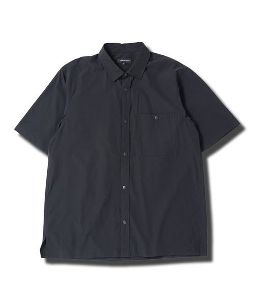 jiggys shop(ジギーズショップ)の「ポリエステルタフタ レギュラーカラー スナップボタン 半袖シャツ(シャツ/ブラウス・メンズ・チャコールグレー/ベージュ/ブラック/カーキ・SMALL/MEDIUM/LARGE/X-LARGE)」の10枚目の写真