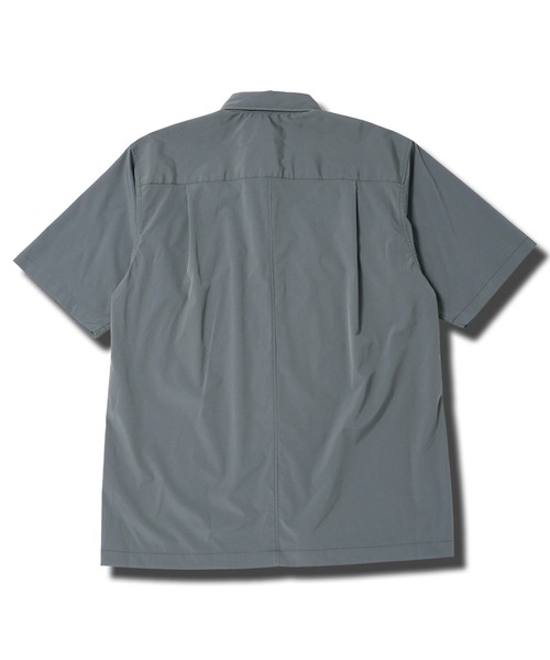 jiggys shop(ジギーズショップ)の「ポリエステルタフタ レギュラーカラー スナップボタン 半袖シャツ(シャツ/ブラウス・メンズ・チャコールグレー/ベージュ/ブラック/カーキ・SMALL/MEDIUM/LARGE/X-LARGE)」の13枚目の写真