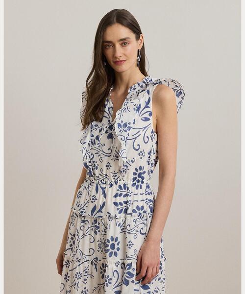 Polo Ralph Lauren☆フローラルコットンマキシドレス POLO RALPH LAUREN - ポロラルフローレン フローラルマキシ