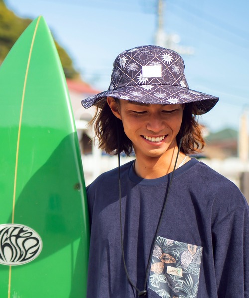 Kahiko(カヒコ)の「【Kahiko】SURF&Palms ポノケリハット(ハット・レディース・ライトブルー/ブラック/ブラウン・FREE)」の7枚目の写真