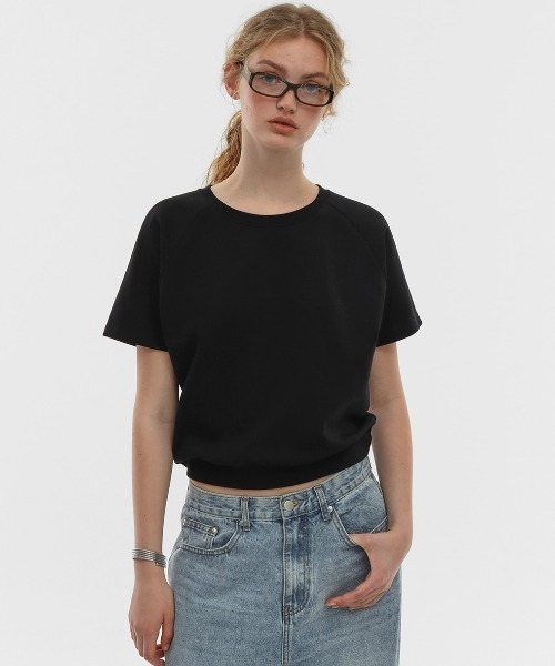 セール】[B-BASIC] エアスウェットラグランスウェットT（Tシャツ