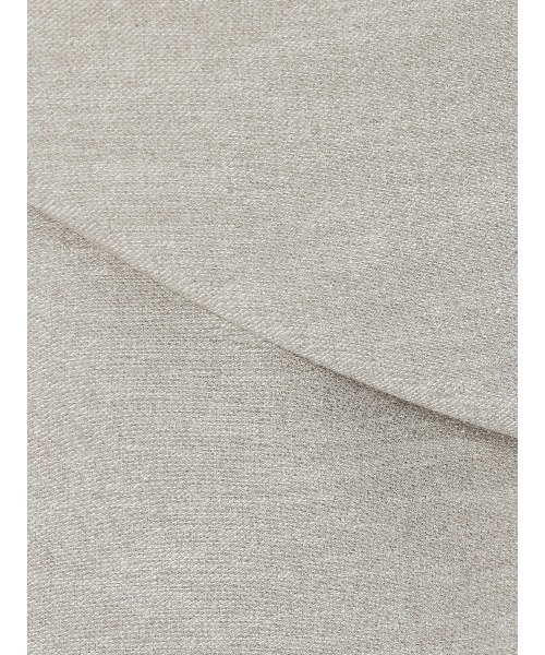 SUIT SQUARE（スーツスクエア）の「パイピングジャケット Vカラー ウォッシャブル スラブツイード 無地（ノーカラージャケット・レディース・ベージュ系・36(7号)/40(11号)）」の12枚目の写真