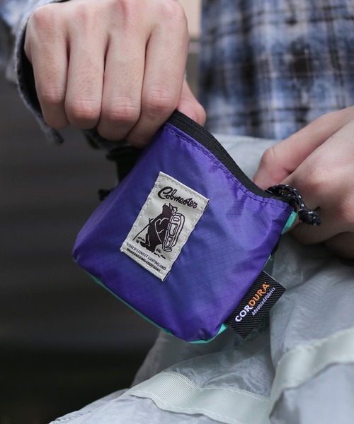 COBMASTER(コブマスター)の「COBMASTER/コブマスター COB-CR FLAT POUCH カラビナ付きポーチ(ポーチ・メンズ・ミント/イエロー/ブラウン/オレンジ/パープル/ブラック/ホワイト/グリーン・FREE)」の6枚目の写真