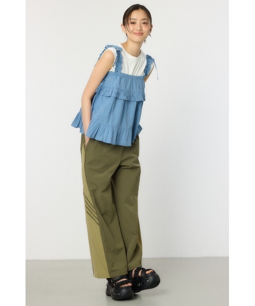 RODEO CROWNS WIDE BOWL（ロデオクラウンズワイドボウル）の「2WAYフリルキャミソール（その他トップス・レディース・ブラック/オフホワイト/ブルー・FREE）」の21枚目の写真