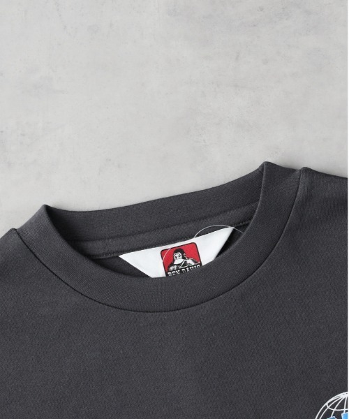 Right-on（ライトオン）の「【BEN DAVIS】ワールドロゴプリントＴシャツ（Tシャツ/カットソー・キッズ・ホワイト/ダークグレー・130/140/150/160）」の7枚目の写真