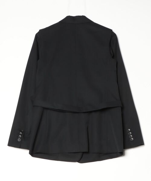 CINOH(チノ)の「SUMMER WOOL JACKET(テーラードジャケット・レディース・ブラック・36)」の15枚目の写真
