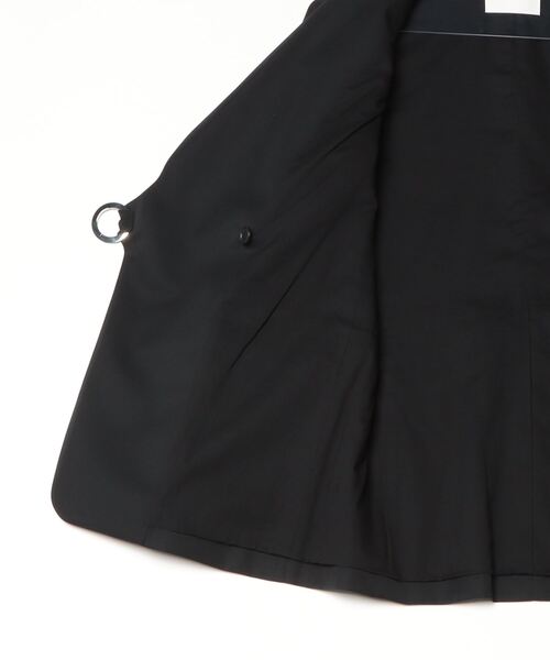 CINOH(チノ)の「SUMMER WOOL JACKET(テーラードジャケット・レディース・ブラック・36)」の14枚目の写真