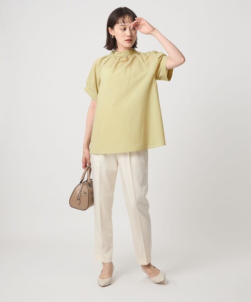 ブラウス シャツ スタンドネック 2WAY ブラウス レディース green label relaxing ブラウス シャツ スタンドネック 2WAY
