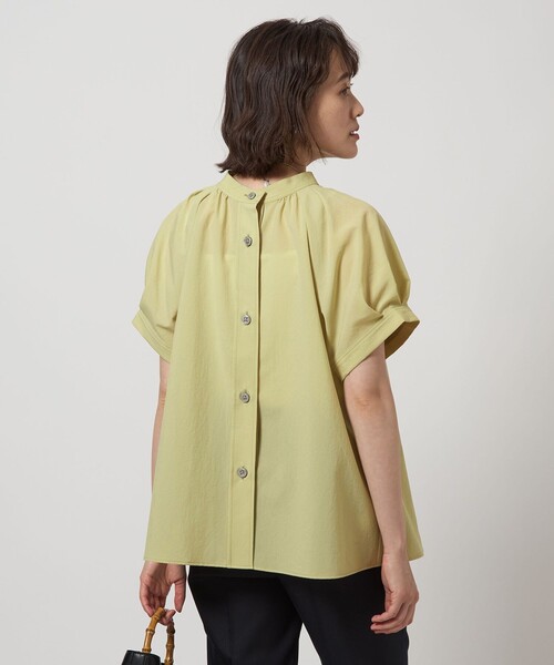 スタンドネック 2WAY ブラウス　グリーンレーベルリラクシング スタンドネック 2WAY ブラウス（シャツ/ブラウス）｜green label