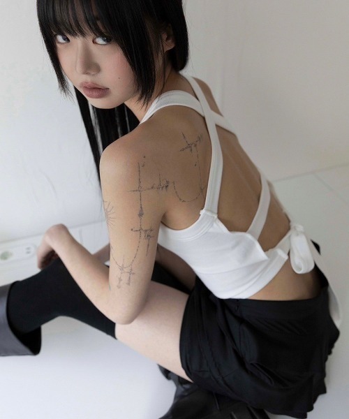 【FLARE UP】 Backless Strap Sleeveless /追跡付 FLAREUP】Backless Strap Sleeveless | OUR BRAND,FLAREUP