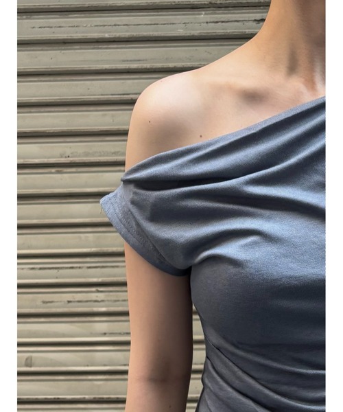 tシャツ アシンメトリーレースオフショルダー レディース メンズ 楽天市場】レース オフショルダー tシャツ レディース トップス