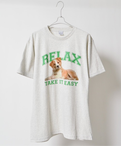 spiritoso(スピリトーゾ)の「【spiritoso】RELAX シートプリントTシャツ(Tシャツ/カットソー・レディース・ブラック/オートミール/ホワイト・LARGE/MEDIUM)」の17枚目の写真