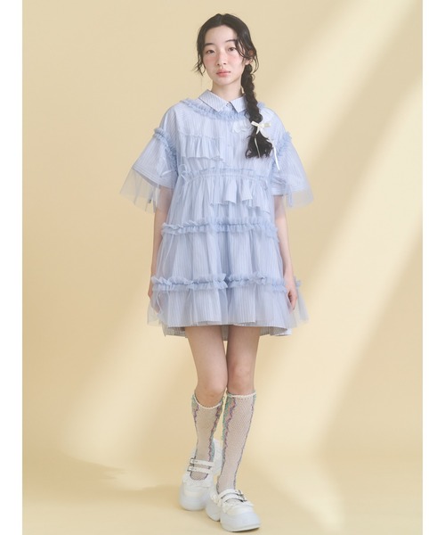merry jenny(メリージェニー)の「トーションソックス(ソックス/靴下・レディース・アイボリー/ブラック/ピンク・FREE)」の14枚目の写真