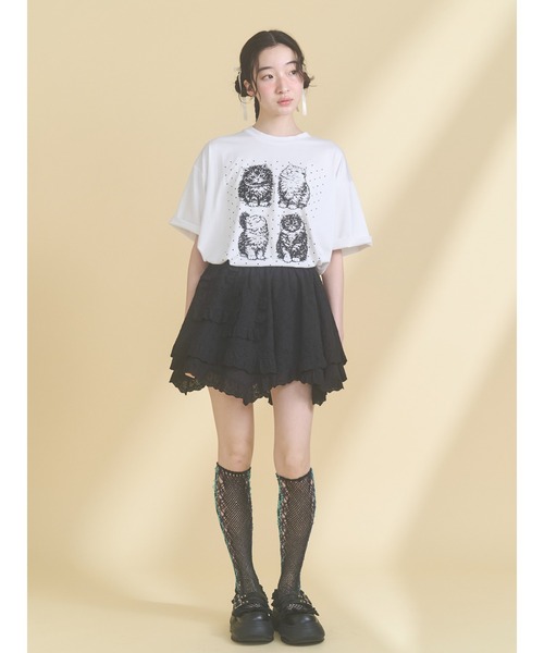 merry jenny(メリージェニー)の「トーションソックス(ソックス/靴下・レディース・アイボリー/ブラック/ピンク・FREE)」の18枚目の写真
