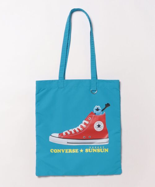 CONVERSE（コンバース）の「CONVERSE / CV SUNSUN FLAT TOTE BAG 80981600（トートバッグ・レディース・イエロー/アイボリー/ブラック/サックスブルー/ピンク・ONESIZE）」の20枚目の写真