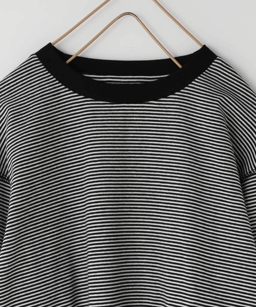 LOWRYS FARM（ローリーズファーム）の「ホソボーダーＴＬＳ　571373（Tシャツ/カットソー・キッズ・バーガンディー/ブラウン/グリーン/ブラック・150cm/140cm/130cm/120cm/110cm）」の22枚目の写真