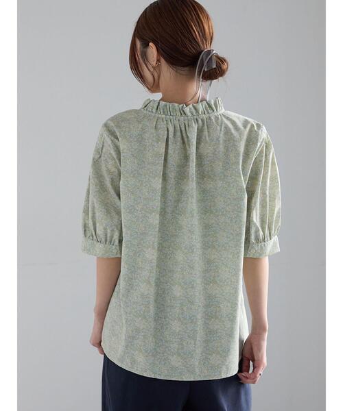 Te chichi（テチチ）の「パターンアソートスタンドフリルブラウス（シャツ/ブラウス・レディース・サックスブルー/オフホワイト/グレー/イエロー・F）」の20枚目の写真