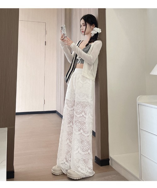 Ritzy(リッツィー)の「レース素材 パンツ(その他パンツ・レディース・ホワイト・M/L)」の4枚目の写真