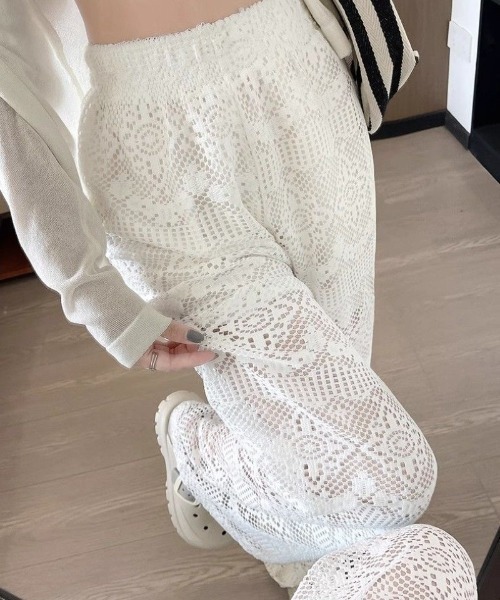 Ritzy(リッツィー)の「レース素材 パンツ(その他パンツ・レディース・ホワイト・M/L)」の11枚目の写真