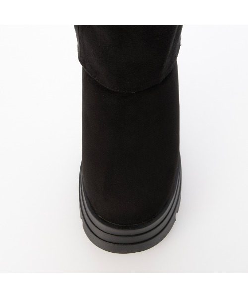 セール】【S-LLサイズ展開・美脚効果あり】2WAYムートンカバーブーツ