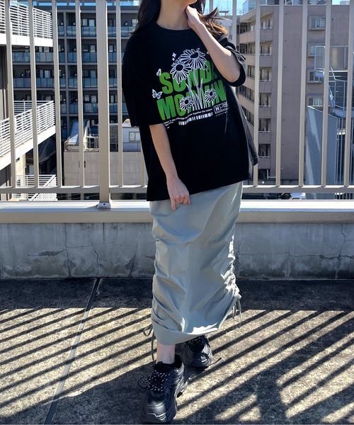 RGY(アールジーワイ)の「【RGY】SUNDAY MORNINGビッグシルエットTシャツ(Tシャツ/カットソー・メンズ・ネイビー/ホワイト/ブラック・MEDIUM/LARGE)」の22枚目の写真