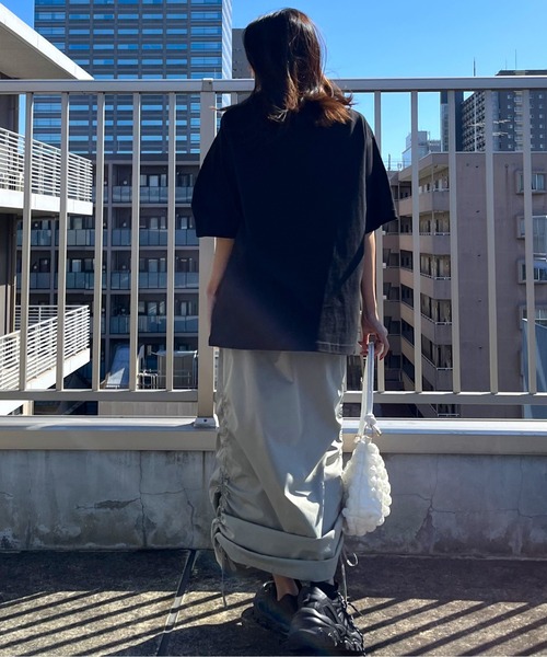 RGY(アールジーワイ)の「【RGY】SUNDAY MORNINGビッグシルエットTシャツ(Tシャツ/カットソー・メンズ・ネイビー/ホワイト/ブラック・MEDIUM/LARGE)」の19枚目の写真