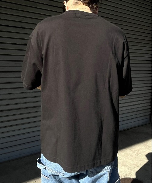 RGY(アールジーワイ)の「【RGY】SUNDAY MORNINGビッグシルエットTシャツ(Tシャツ/カットソー・メンズ・ネイビー/ホワイト/ブラック・MEDIUM/LARGE)」の14枚目の写真