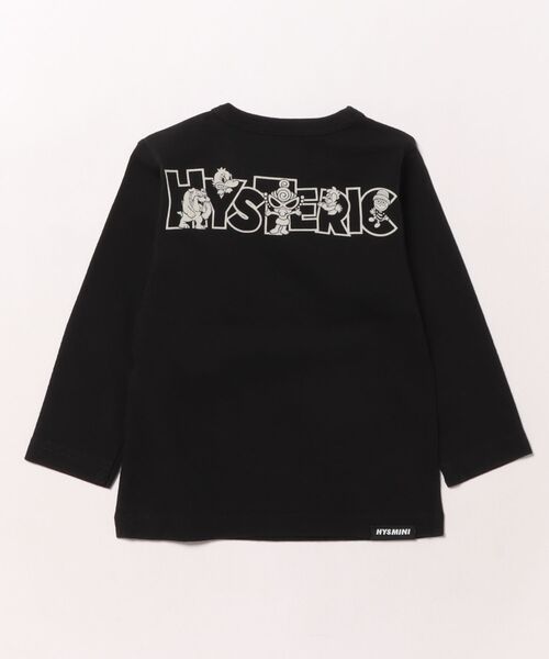 HYSTERIC MINI（ヒステリックミニ）の「POP UP MINI 長袖Tシャツ（Tシャツ/カットソー・キッズ・ライトピンク/ブラック/オレンジ/ホワイト・80/90）」の5枚目の写真