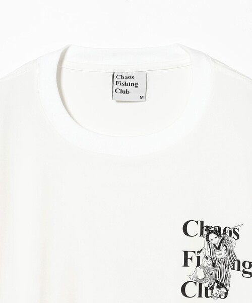 Chaos Fishing Club(カオスフィッシングクラブ)の「Chaos Fishing Club / Logo Dry S/S(Tシャツ/カットソー・メンズ・ホワイト/ブラック・X-LARGE/MEDIUM/LARGE)」の4枚目の写真