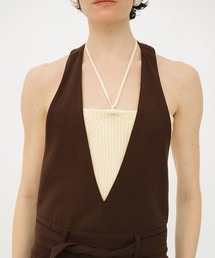 CLANE（クラネ）の「CLANE HEATHER COTTON KNIT TUBETOP 18106-2232（その他トップス）」