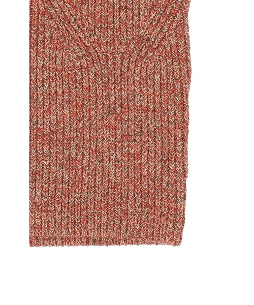 CLANE（クラネ）の「CLANE HEATHER COTTON KNIT TUBETOP 18106-2232（その他トップス・レディース・オフホワイト/オレンジ・1）」の6枚目の写真